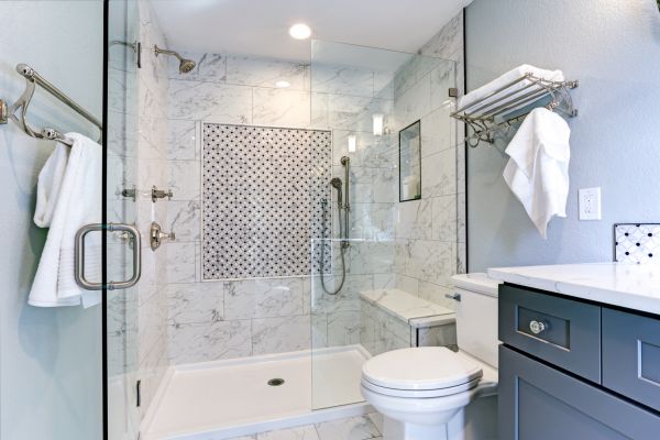 Shower Base Installation in Marysville